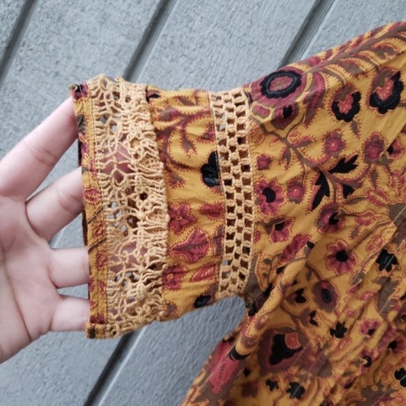 Urban Outfitters | Ecote Amethyst Pintucked Frock Dress - Picture 7 of 12